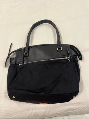 MZ Wallace Black Nylon and Leather Tote
